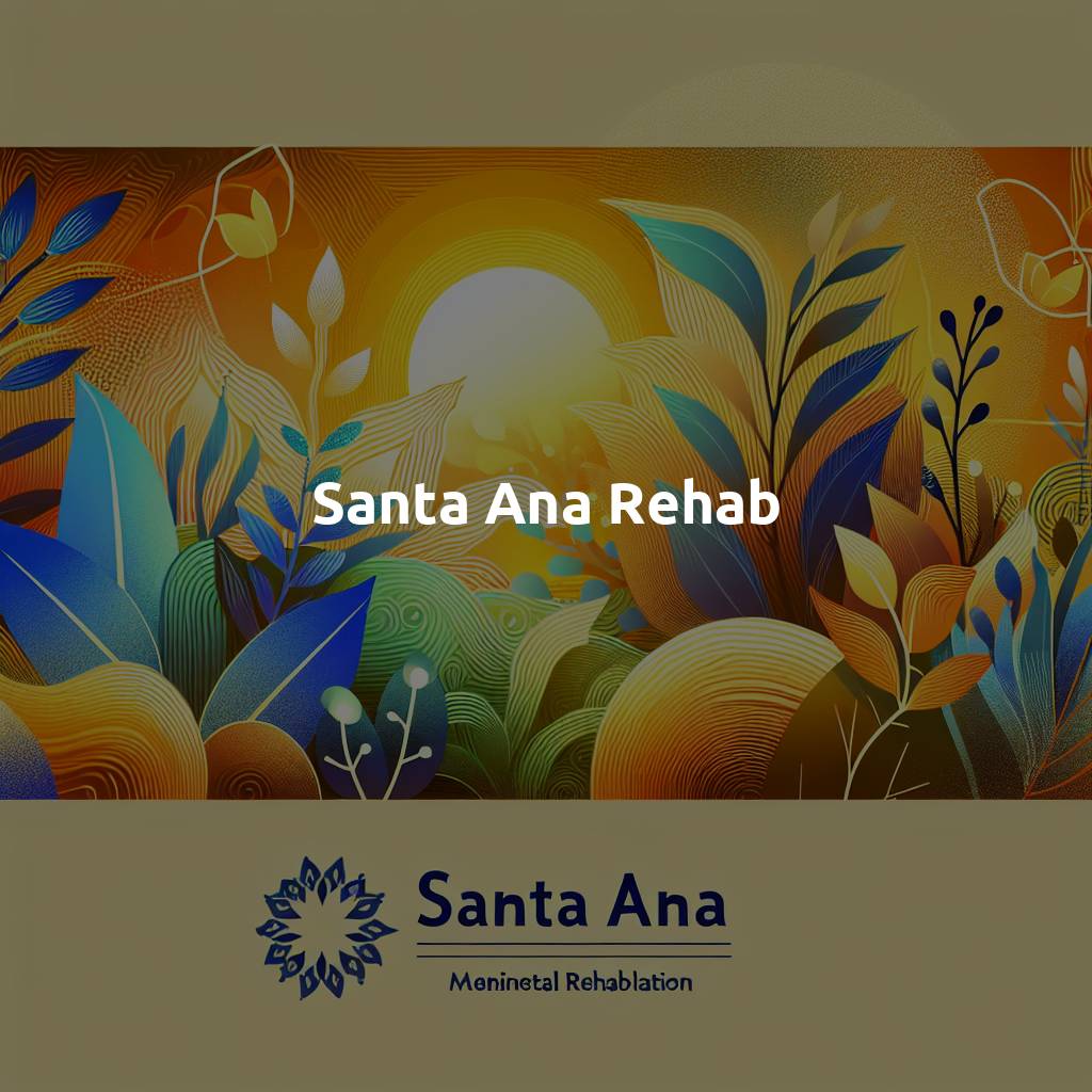 Colorful illustration with text "Santa Ana, Moinettel Rehabilitation.